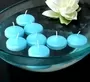 5cm Floating Candle Turquoise 2