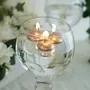 5cm Metallic Bronze Floating Candle 4 Hours Burning Time 2