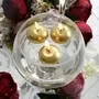 5cm Metallic Gold Floating Candle 4 Hours Burning Time 2