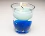 7cm Blue Mint Floating Candle 8 Hours Burning Time 2
