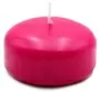 7cm Cerise Floating Candle 8 Hours Burning Time