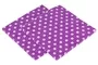 Purple With White Polka Dots 2 Ply Paper Serviettes 33x33cm Pack Of 20 Copy