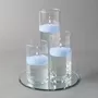 7cm Light Blue Floating Candle 8 Hours Burning Time 3