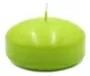 7cm Lime Green Floating Candle 8 Hours Burning Time