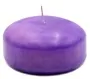 7cm Purple Floating Candle 8 Hours Burning Time