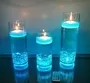 7cm Turquoise Floating Candle 8 Hours Burning Time 2