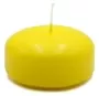 7cm Yellow Floating Candle 8 Hours Burning Time