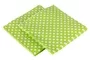 Lime Green With White Polka Dots 2 Ply Paper Serviettes 33x33cm Pack Of 20 Copy