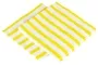 Yellow And White Striped 2 Ply Cocktail Paper Serviettes 25x25cm Pack Of 20 Copy