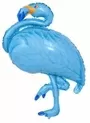 Blue Flamingo Foil Balloon 51 X 105cm