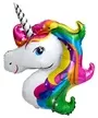 Rainbow Unicorn Foil Balloon 87 X 105cm