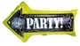 Party Arrow Foil Balloon 73 X 48cm