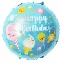 Happy Birthday Candy Foil Balloon 45cm