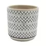 Pot3f Chevron Print Ceramic Pot 125 X 115 Cm