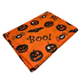 Boo Black And Orange Disposable Table Cloth