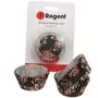 6005231715185 Regent Cake Cups Black With Pink Roses