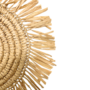 Raffia Placemat With Fringe Close Up