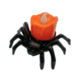 Spider With Orange Candle Light