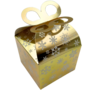 Christmas Treat Box Snow Flake Gold Xma16x
