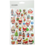Christmas 3d Santa Stickers
