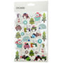 Christmas 3d Polar Bear Stickers