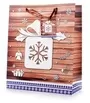 Large Glitter Christmas Gift Bag With Present Design 32x26cm