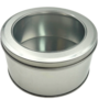 Silver Tin With Window