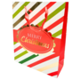 Merry Xmas Green Red Gold Gift Bag