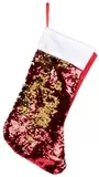 Standard Size Sequin Gold Christmas Sock Stocking