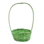 Basket With Handle Washed Green 20 X 17 X 9 Cm Xin55