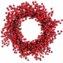 Wreath With Red Berries 50 Cm Xma1xd
