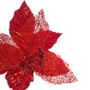Poinsettia Pick Red 24 X 20cm 2