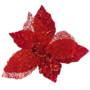 Poinsettia Pick Red 24 X 20cm