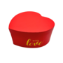 Red Heart Shaped Box 255 X 24 X 115 Cm Box13j1