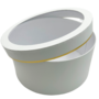 Round White Giftbox With Window 25 X 12 Cm Box18d1