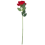 Single Stem Rose Deep Red 48cm