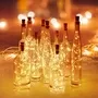 Warm White Cork Light Bottles