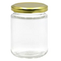 240 Ml Glass Jar With Gold Lid