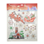 Christmas Decor Stickers Sleigh And A Church
