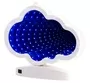 Blue Led Lights Cloud Shaped Battery Operated Infinity Mirror