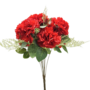 Carnations Red 9 Piece 48cm