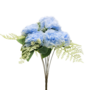 Carnations Blue 9 Piece 48cm