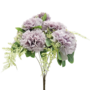 Carnations Dusty Lilac 9 Piece 48cm