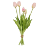 Tulips Light Pink 5 Piece 40cm