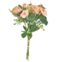Rose Bunch Apricot 40cm