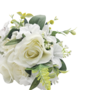 Rose Bunch White 40cm Close Up