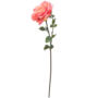Rose With Bud Peach And Pink 63cm