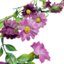 Daisy Garland Purple Close Up