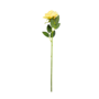Single Stem Rose Yellow 48cm