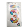 Rainbow Foil Balloon Number 3 40 Inch 2